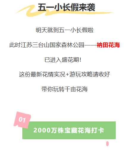 三臺山五一賞花季活動(dòng)預(yù)告來啦！2220畝寶藏花海等你來撩！(圖1)